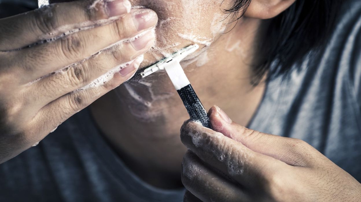 peau irritée après rasage