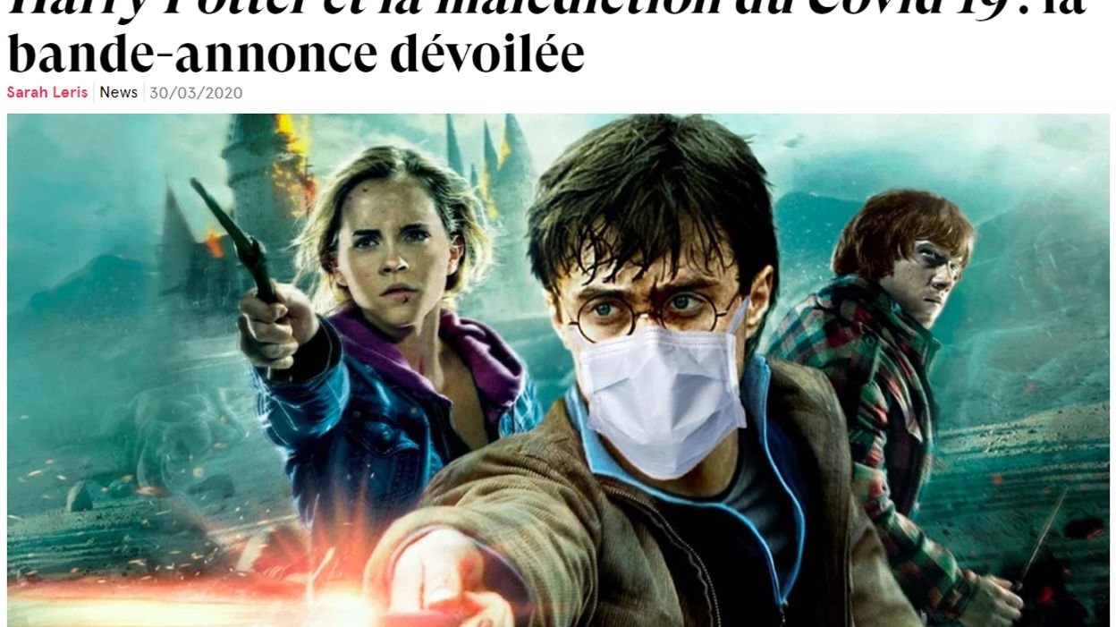 Découvrez la bandeannonce de "Harry Potter et la malédiction du Covid 19"
