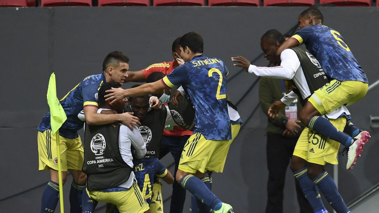 A last-minute goal from Diaz allows Colombia to finish 3rd