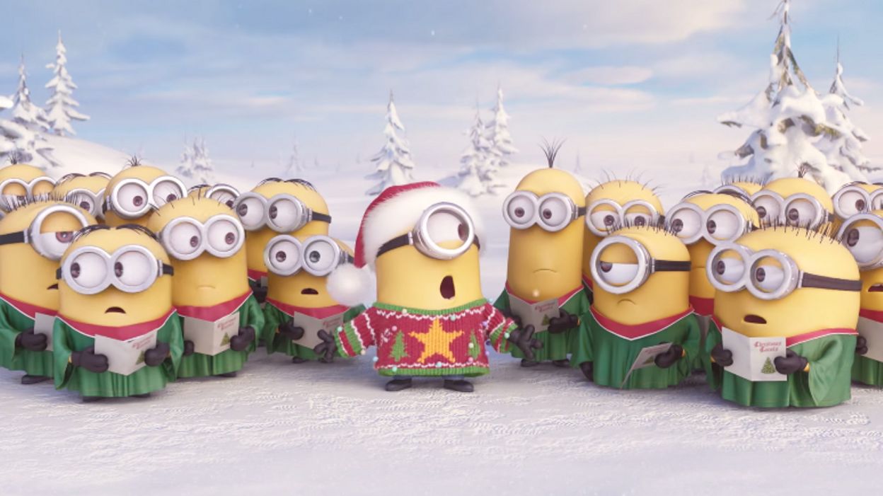 Les Minions vous souhaitent un Joyeux Noël