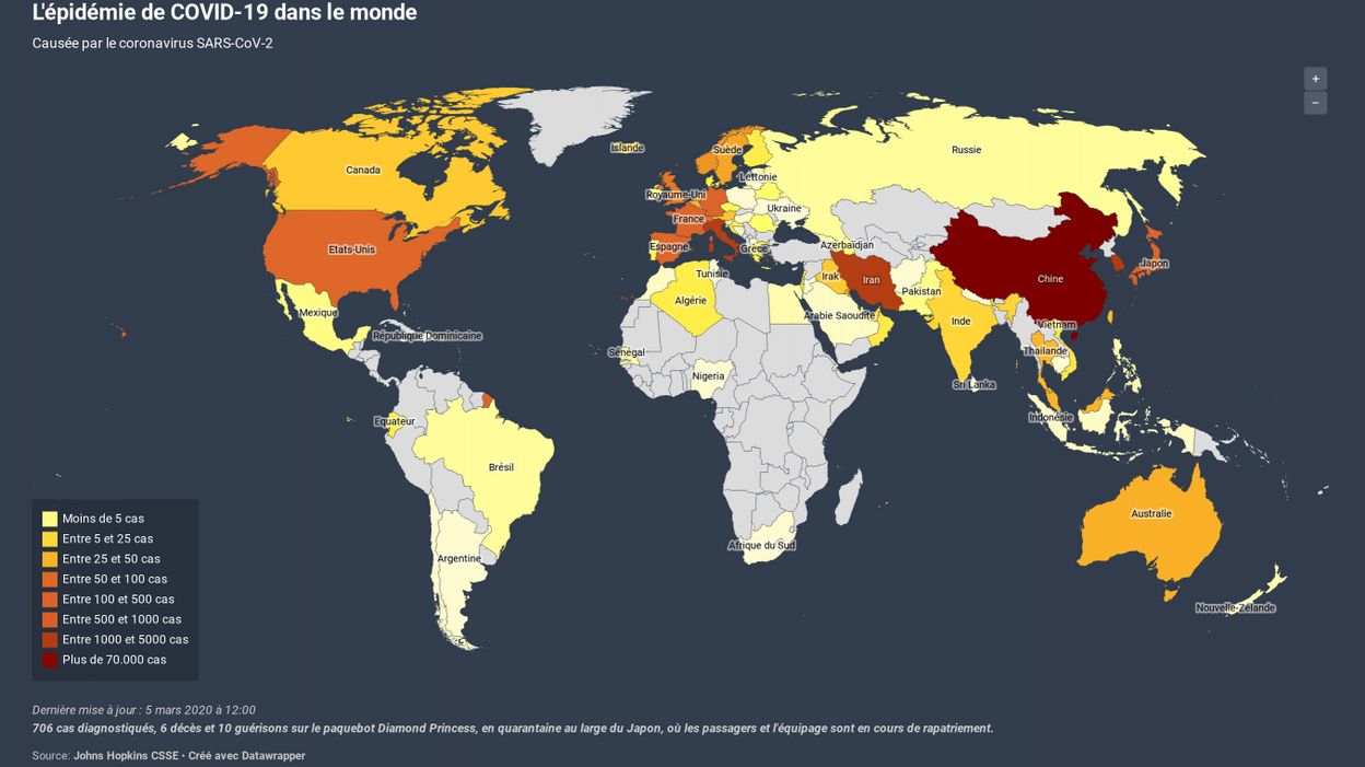 Coronavirus dans le monde et en Europe : les chiffres de l ...