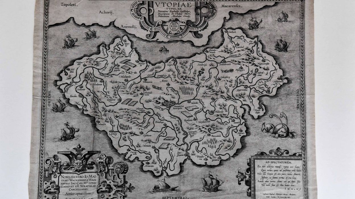 La Fondation Roi Baudouin acquière une carte unique Utopia dessinée par Ortelius
