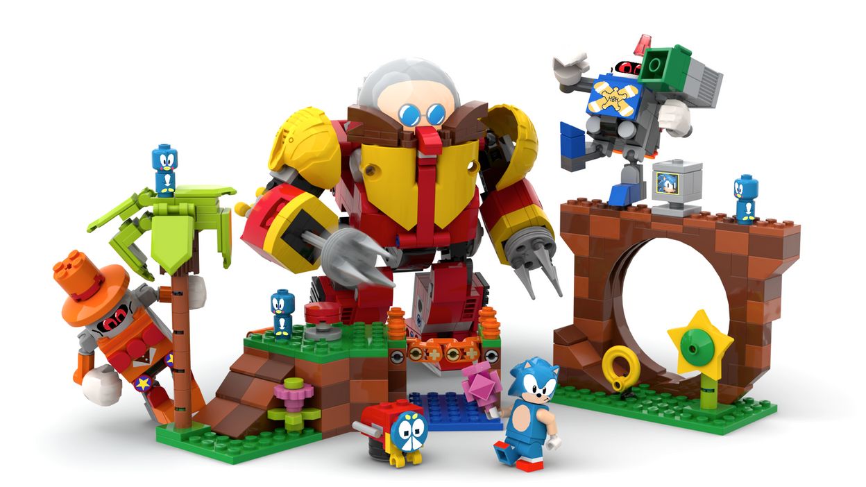 mario lego robot