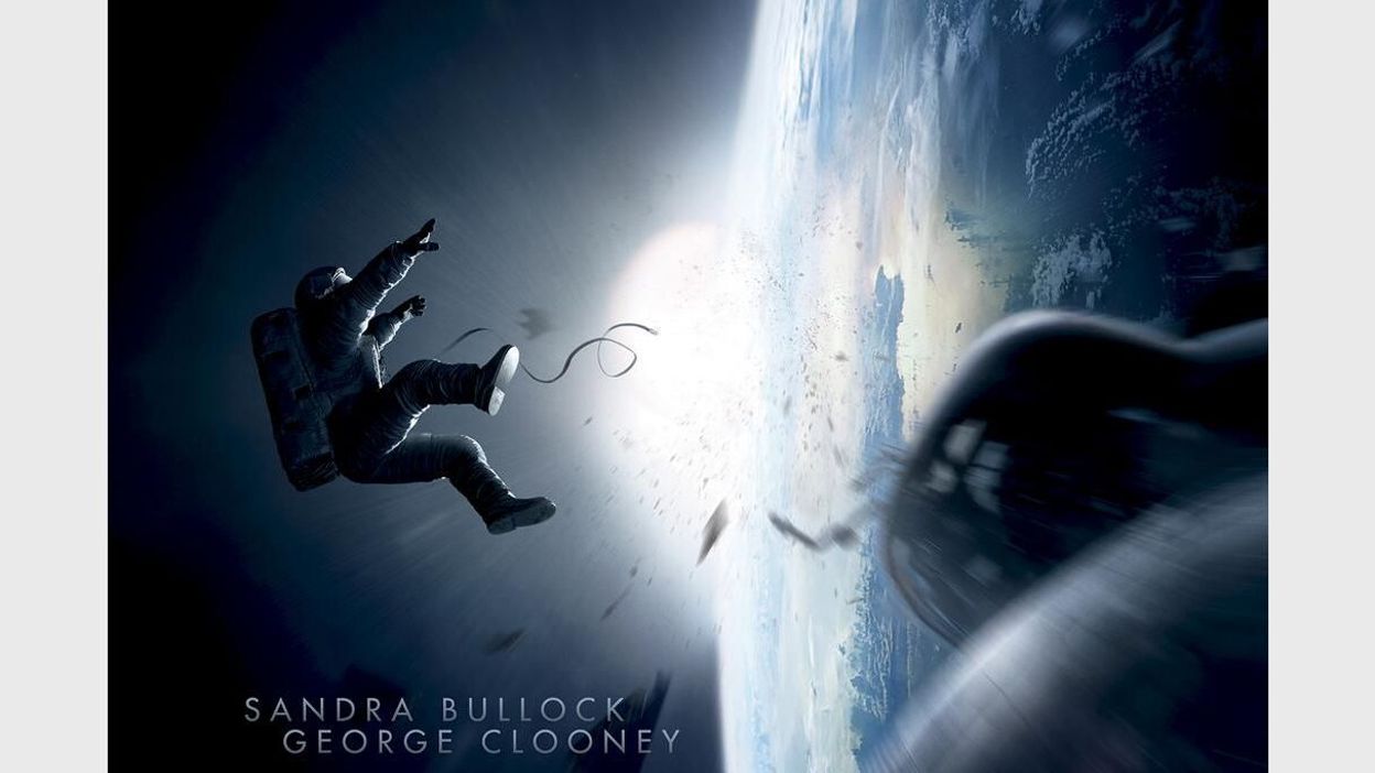 Film Avec Sandra Bullock Dans L'espace Sandra Bullock et George Clooney perdus dans l'espace dans le trailer