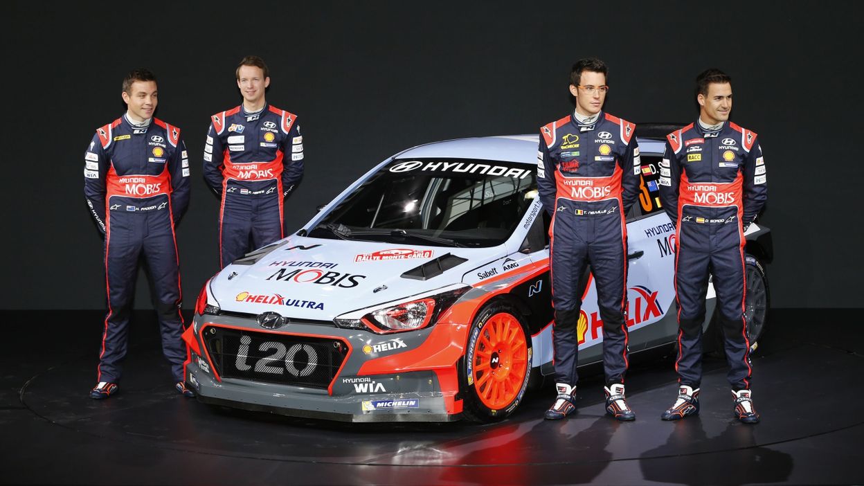 Hyundai et Thierry Neuville ont présenté la nouvelle i20 WRC