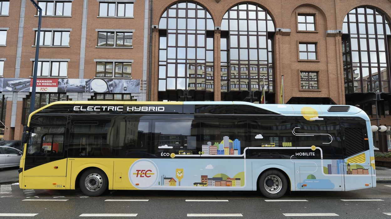 Le TEC Charleroi met en service dix véhicules hybrides dès lundi