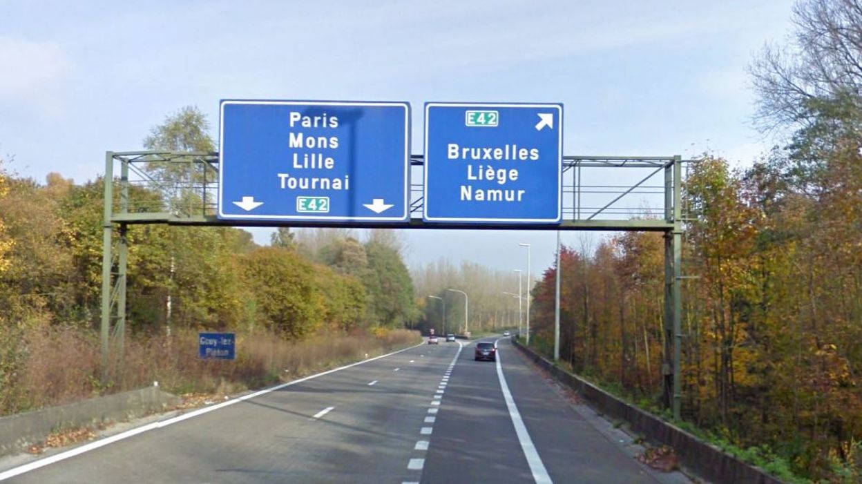 Nouveau chantier ce weekend sur l'autoroute MonsLiège à GouylezPiéton