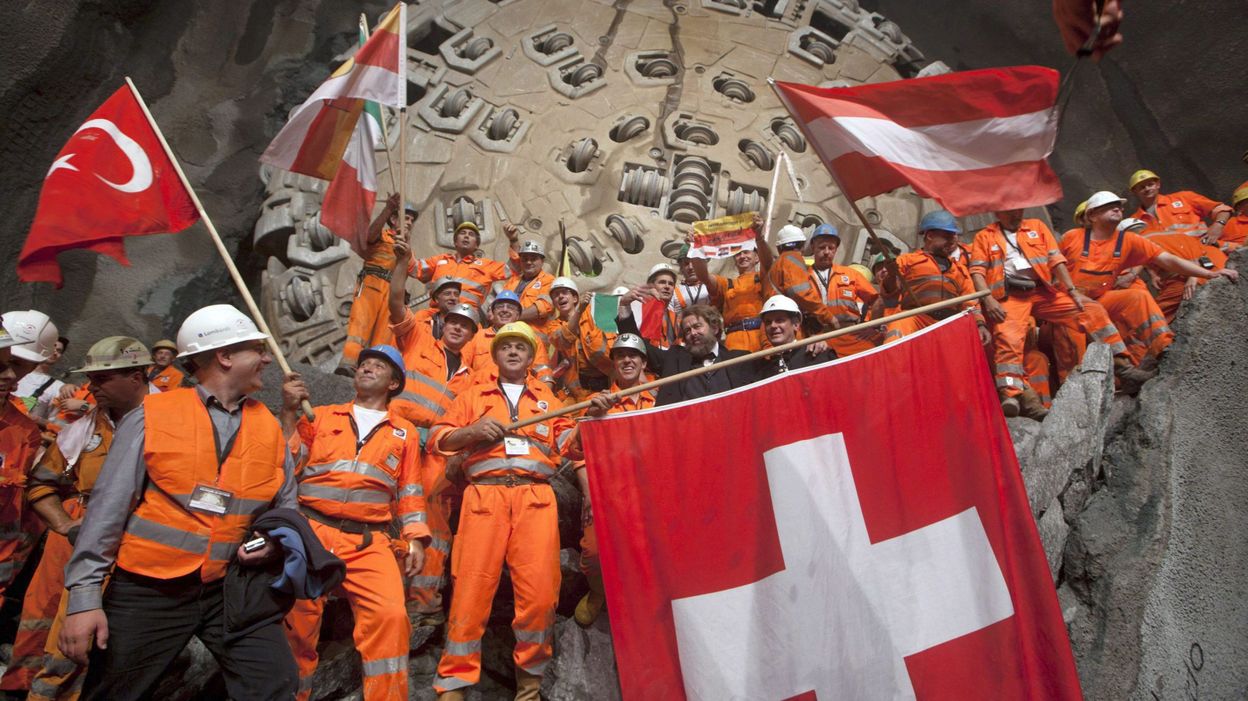 SaintGothard inauguration du plus long tunnel ferroviaire au monde