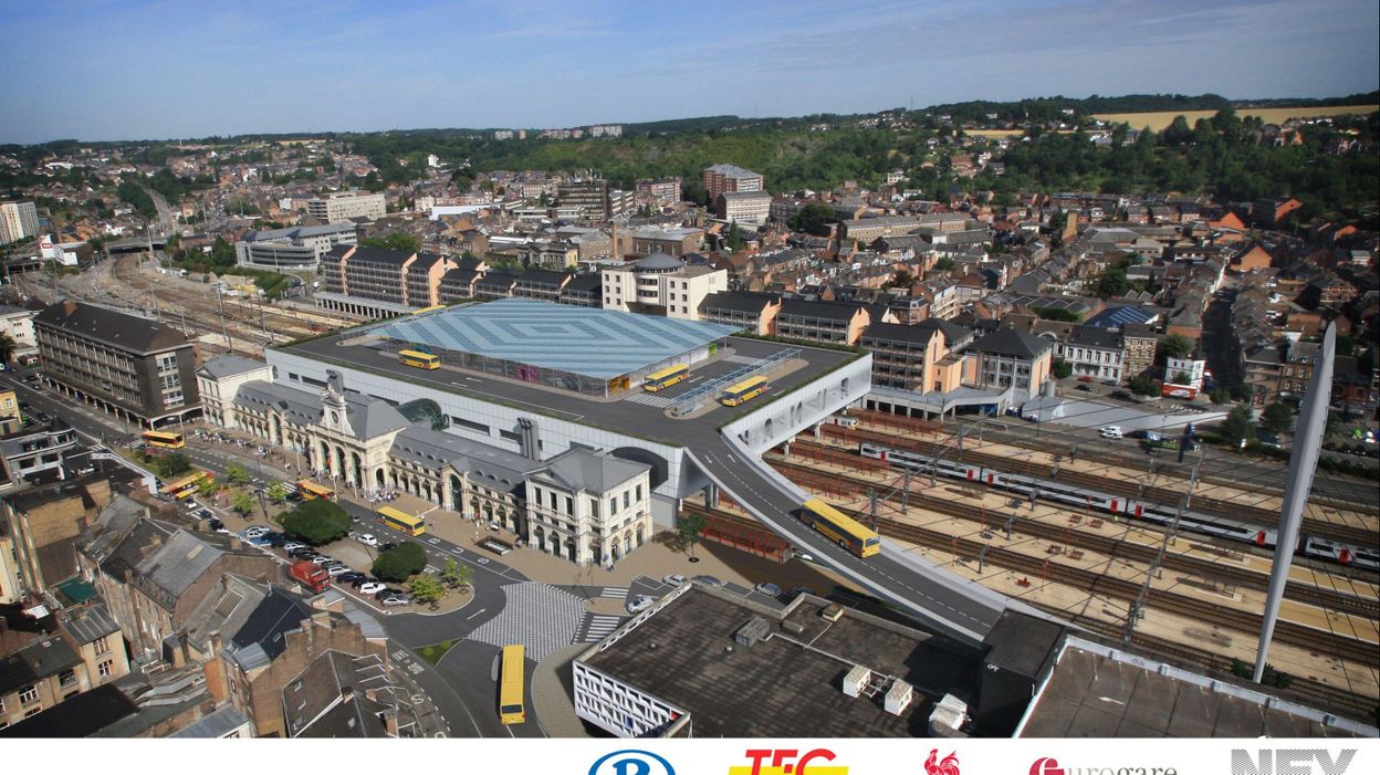 Gare multimodale de Namur début de l'enquête publique