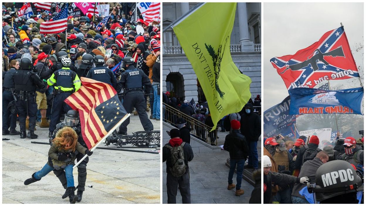 Insurrection A Washington Ce Que Signifient Les Differents Drapeaux Des Manifestants