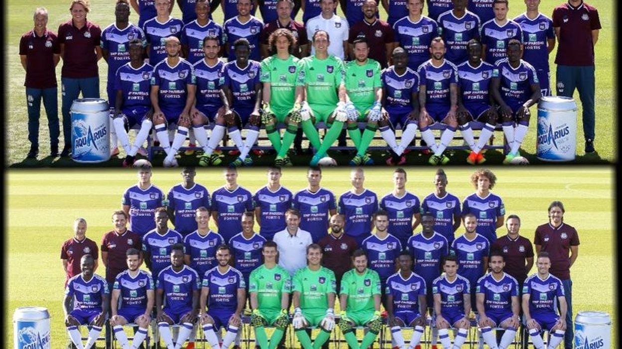Anderlecht, relifté par le mercato, refait sa photo officielle