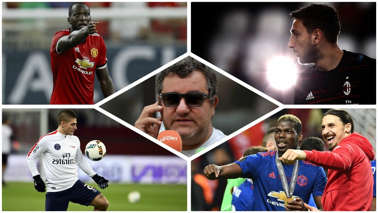 le onze type des joueurs sous contrat avec l influent mino raiola