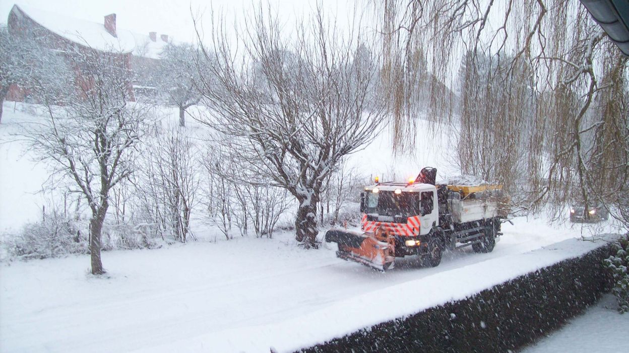 Quand La Neige A Recouvert La Plaine