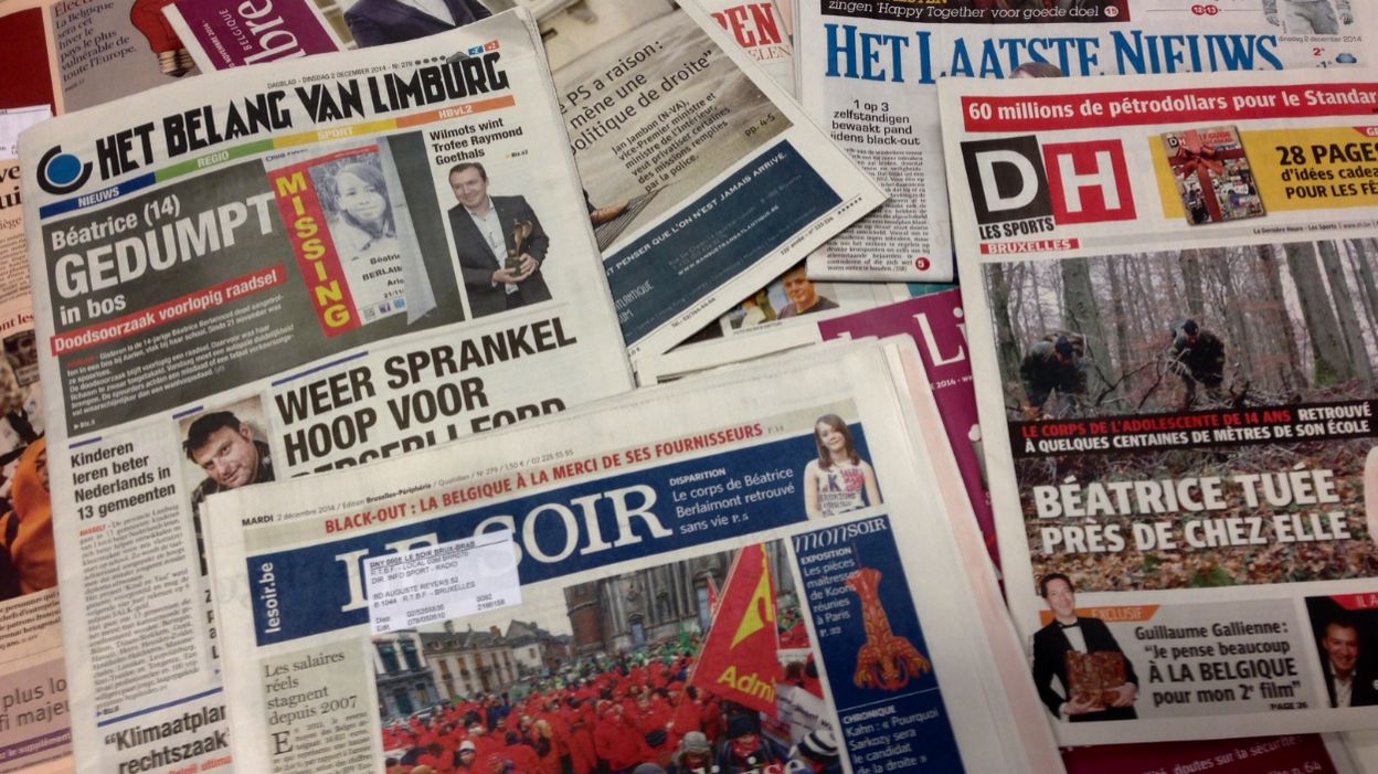 La Presse Ecrite Boit La Tasse En Belgique Francophone