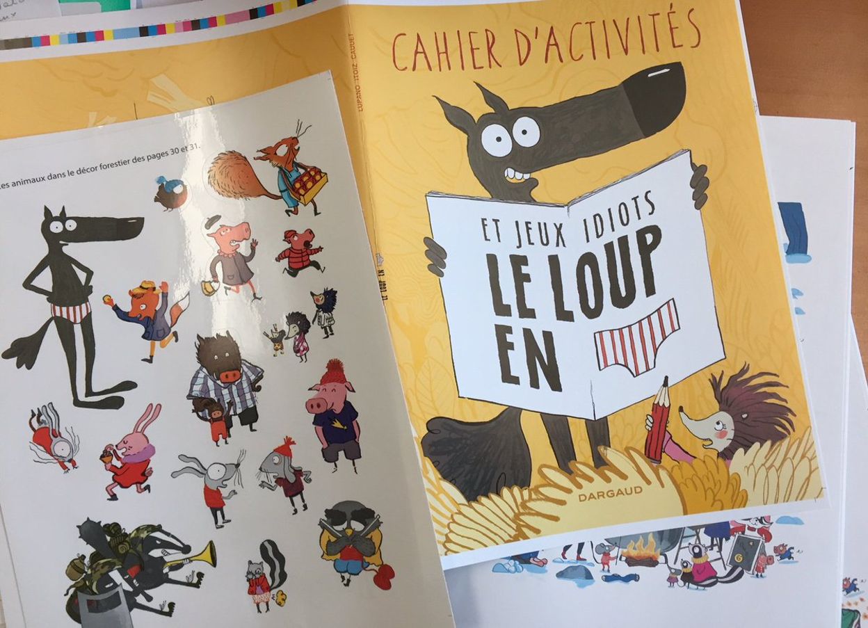 Le loup En Slip Cahier d'activités