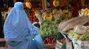 Une femme portant la burqa à Herat (Afghanistan) Une femme portant la burqa à Herat (Afghanistan)
