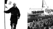 L'expédition de son grand-père, Adrien, e, Antarctique, eut lieu entre 1897 et 1899 L'expédition de son grand-père, Adrien, e, Antarctique, eut lieu entre 1897 et 1899