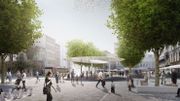 La place Verte telle qu'elle devrait être d'ici 2023 La place Verte telle qu'elle devrait être d'ici 2023