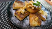 Recette de Carlo: Pain perdu au caramel et beurre salé Recette de Carlo: Pain perdu au caramel et beurre salé