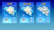 Météo de ce lundi : très lent retour des éclaircies Météo de ce lundi : très lent retour des éclaircies