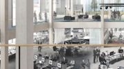 L'administrateur général de la RTBF a dévoilé les plans du nouveau quartier MediaPark, réalisé par MDW Architecture et le bureau V+ Vers Plus de Bien Être. L'administrateur général de la RTBF a dévoilé les plans du nouveau quartier MediaPark, réalisé par MDW Architecture et le bureau V+ Vers Plus de Bien Être.