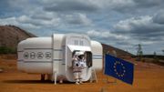 Le prototype d'habitations SHEE (Self-Deployable Habitat for Extreme Environments), lors d'une simulation martienne du projet Moonwalk à Minas de Riotinto, en Espagne, le 22 avril 2016. Le prototype d'habitations SHEE (Self-Deployable Habitat for Extreme Environments), lors d'une simulation martienne du projet Moonwalk à Minas de Riotinto, en Espagne, le 22 avril 2016.