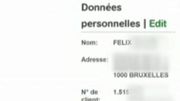 Un journaliste de On n'est pas des pigeons a pu accéder aux données privées de clients Mobistar après une faille de sécurité sur le site de l'opérateur (les informations sont ici floutées) Un journaliste de On n'est pas des pigeons a pu accéder aux données privées de clients Mobistar après une faille de sécurité sur le site de l'opérateur (les informations sont ici floutées)