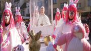 Le pape François moqué un groupe carnavalesque d'Alost suite à sa déclaration de ne pas procréer comme des lapins en 2015. Le pape François moqué un groupe carnavalesque d'Alost suite à sa déclaration de ne pas procréer comme des lapins en 2015.
