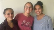 Marie Wéry, Pauline Franquin et Rachad Oumaïma font partie de la "Green Team" de l'école qui tente de proposer des projets en faveur du climat Marie Wéry, Pauline Franquin et Rachad Oumaïma font partie de la "Green Team" de l'école qui tente de proposer des projets en faveur du climat