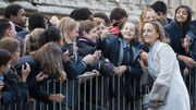 La princesse Claire pose pour des selfies à la sortie du Te Deum à Bruxelles La princesse Claire pose pour des selfies à la sortie du Te Deum à Bruxelles