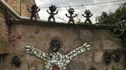 Une oeuvre de Watkyne, l'artiste qui a façonné le folklore d'Ellezelles. Une oeuvre de Watkyne, l'artiste qui a façonné le folklore d'Ellezelles.