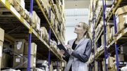 Veepee : les coulisses de l’e-commerceOrdering with digital tablet in warehouse Veepee : les coulisses de l’e-commerceOrdering with digital tablet in warehouse