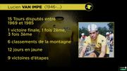 Ces Belges qui ont porté le maillot jaune: Lucien Van Impe Ces Belges qui ont porté le maillot jaune: Lucien Van Impe