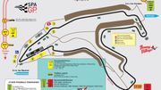 Les abords du circuit de Spa-Francorchamps ont été subdivisés en différentes zones. Les abords du circuit de Spa-Francorchamps ont été subdivisés en différentes zones.