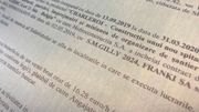 Le document signé par les travailleurs roumains Le document signé par les travailleurs roumains