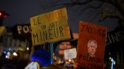 Polanski: manifestation et incidents avant la cérémonie des César à Paris Polanski: manifestation et incidents avant la cérémonie des César à Paris