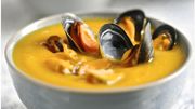 Recette: Soupe de butternut aux moules de bouchot Recette: Soupe de butternut aux moules de bouchot