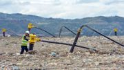 Récupération du méthane produit dans une décharge aux Philippines Récupération du méthane produit dans une décharge aux Philippines