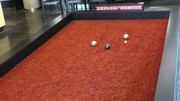 Un cadre, un tapis, des boules, un marquoir c'est le "kit pétanque" synthétique Boogle Un cadre, un tapis, des boules, un marquoir c'est le "kit pétanque" synthétique Boogle