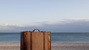 Suitcase on the beach Suitcase on the beach
