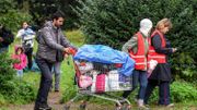 Tout à été évacué: tentes, sacs de couchage, et installations sanitaires