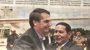 Le président du Brésil,Jair Bolsonaro et le vice-président Hamilton Mourão, à la Une du journal O Globo en février 2019. Le président du Brésil,Jair Bolsonaro et le vice-président Hamilton Mourão, à la Une du journal O Globo en février 2019.