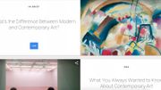 L'art contemporain selon Google