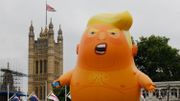 À Londres, le "bébé Trump" entre au musée