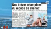 Nos élèves champion du monde de chahut Nos élèves champion du monde de chahut