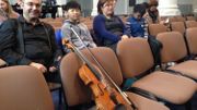 Les jeunes violonistes viennent parfois de très loin pour participer au concours Arthur Grumiaux. Les jeunes violonistes viennent parfois de très loin pour participer au concours Arthur Grumiaux.