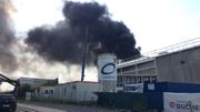 Louvain-la-Neuve: gros incendie sur le chantier de la nouvelle piste d'athlétisme Louvain-la-Neuve: gros incendie sur le chantier de la nouvelle piste d'athlétisme