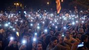Nouvelle manifestation indépendantiste sous tension à Barcelone Nouvelle manifestation indépendantiste sous tension à Barcelone