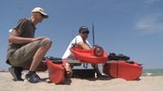 Les chercheurs de l’université de Bologne qui mesurent les paramètres de l’érosion à Riccione Les chercheurs de l’université de Bologne qui mesurent les paramètres de l’érosion à Riccione