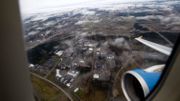 Vue aérienne en suède Vue aérienne en suède